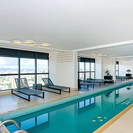 1 quarto, cheio de estilo, condo club Sky com vaga by UROOMS-3